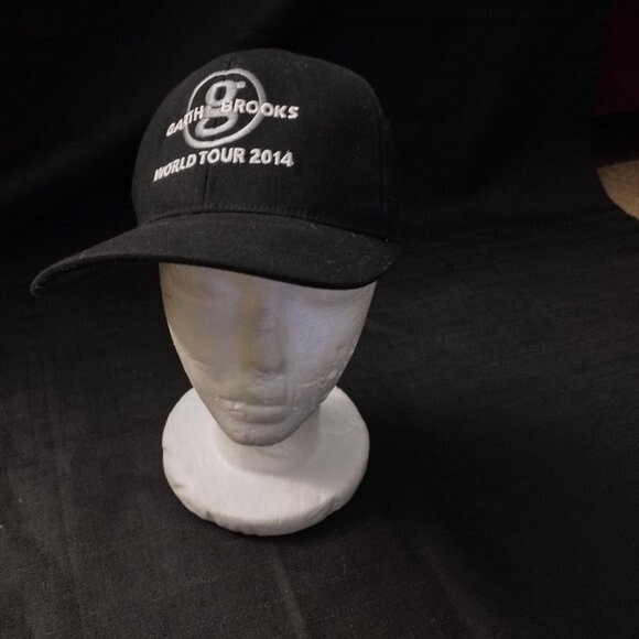 Garth Brooks 2014 World Tour Concert Hat Cap Adjustable Strapback Cap Hat - Picture 2 of 8